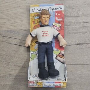 VTG NEW Napoleon Dynamite Vote For Pedro Poseable TALKING Doll Figure 2005 NOS